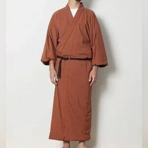 Snowpeak Yamato Outdoor Kimono Burnt orange EUC Size Medium